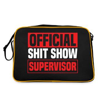 Superviseur officiel du Shit Show - Sac Retro - noir/or - Dos
