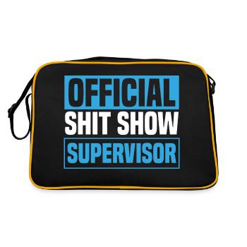 Superviseur officiel du Shit Show - Sac Retro - noir/or - Dos