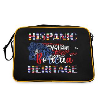Patrimoine hispanique Boricua - Sac Retro - noir/or - Dos