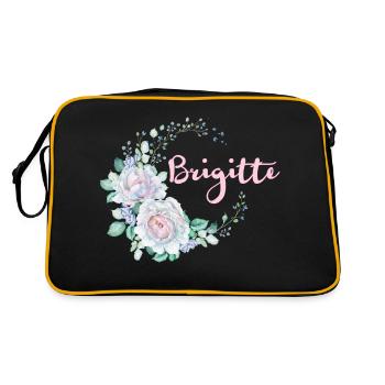 Pour Brigitte - Sac Retro - noir/or - Dos