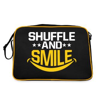 Shuffle And Smile Tap Dance Tap Dancer - Retro Bag - black/gold - Back