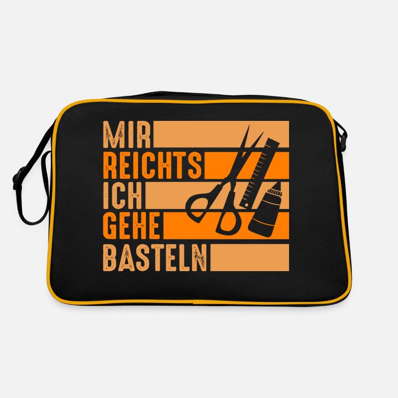 Bastler Basteln Retro Tasche