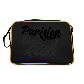Parisien ou rien - Sac Retro - noir/or - Dos