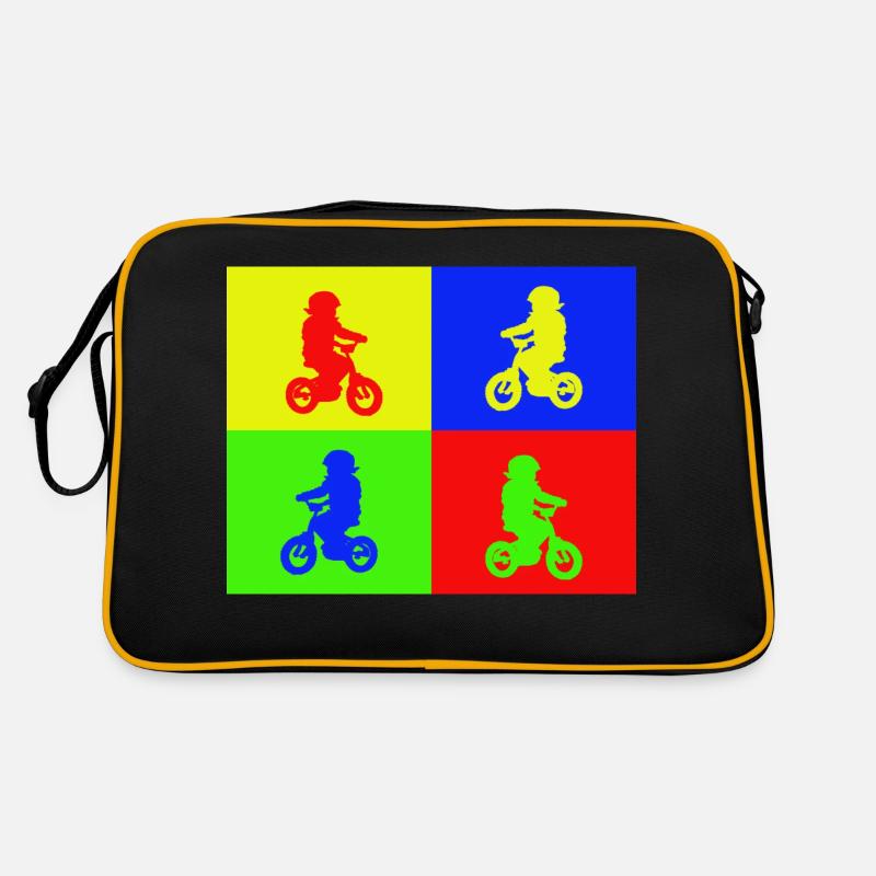Biker Junior Pop Art Couleur Sac Retro