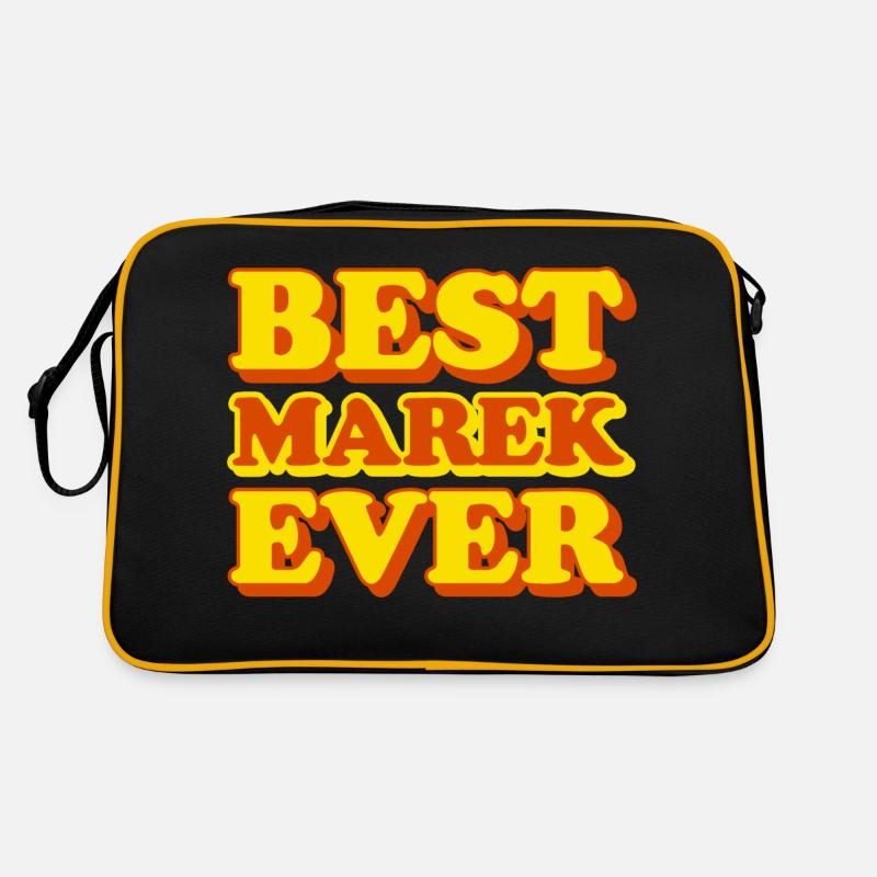 Marek Prénom Drôle Cadeau Sac Retro