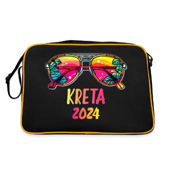 Crete 2024 - Retro Bag - black/gold - Back