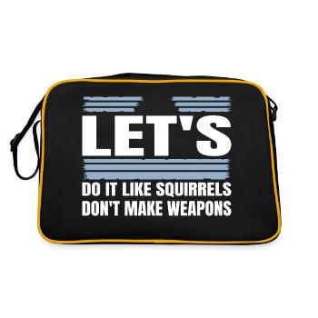Contre-culture actuelle Paix pour Paris Désarmement - Sac Retro - noir/or - Dos