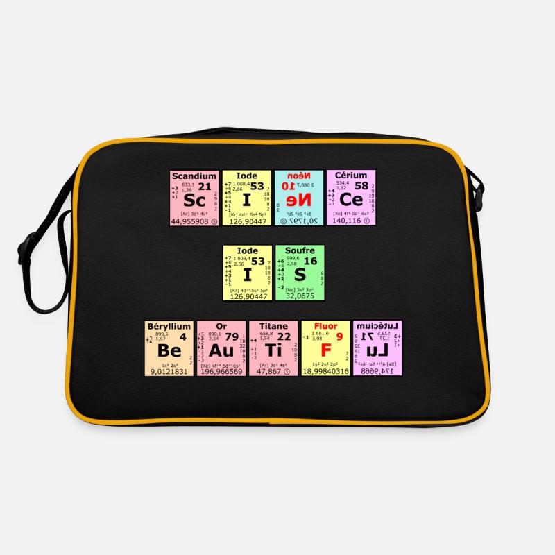 Science Is Beautiful Retro Bag