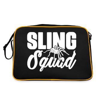 Sling squad Tarantula keeper - Retro Bag - black/gold - Back