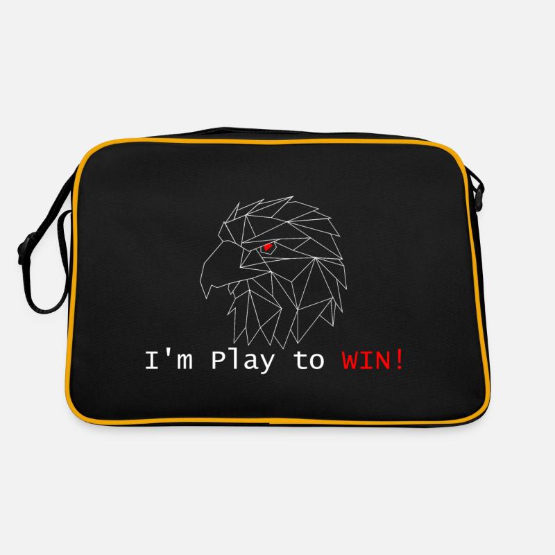 Je joue pour GAGNER ! Sac Retro