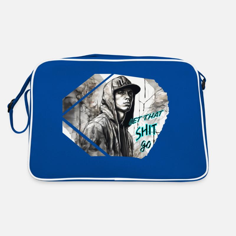 junger Rapper Retro Tasche