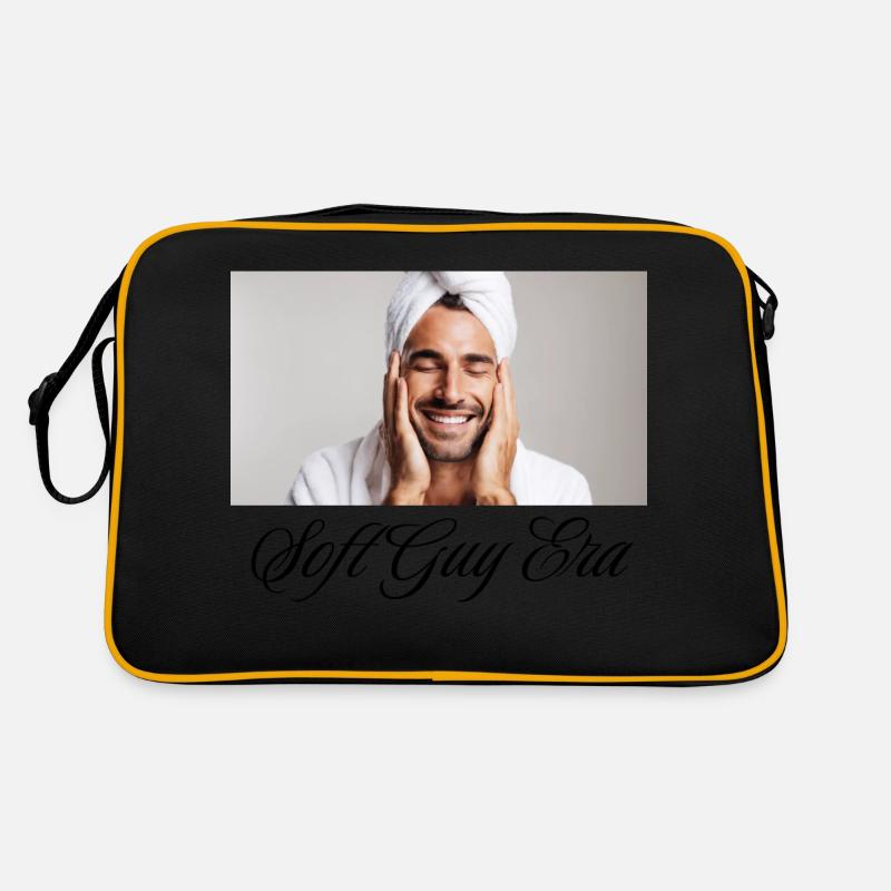 Soft Guy Era Drizzle Drizzle Shirt - Retro Tasche - Schwarz/Gold