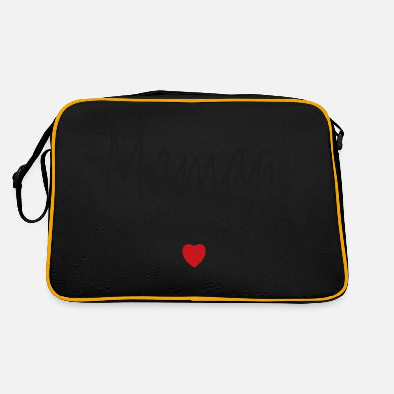 Mama - Future Mama 2024 - Retro Tasche - Schwarz/Gold