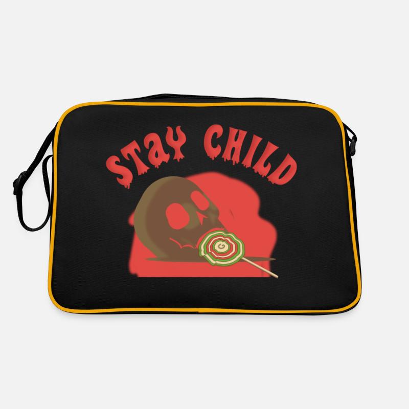 Remain a child Retro Bag