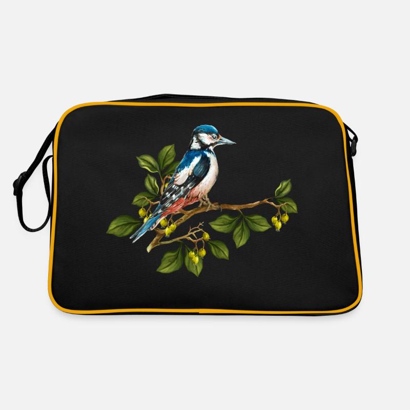 Bunter Vogel Retro Tasche
