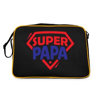 Super dad - Retro Bag - black/gold - Back