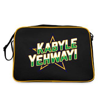 Kabyle Yehwayi (Kabyle Bien Fait, Je Le Veux) - Sac Retro - noir/or - Dos