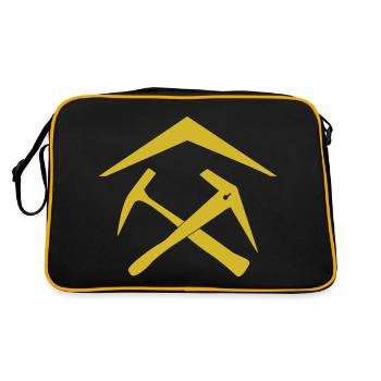 Roofing power: style for professionals - Retro Bag - black/gold - Back