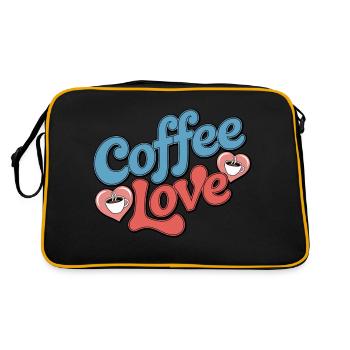 Coffee Love - Retro Bag - black/gold - Back