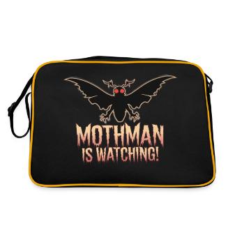 MOTHMAN REGARDE - Sac Retro - noir/or - Dos