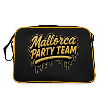 Mallorca Party Team - Retro Bag - black/gold - Back