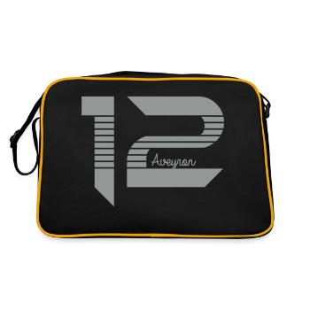 Midi Pyrénées Aveyron 12 - Sac Retro - noir/or - Dos