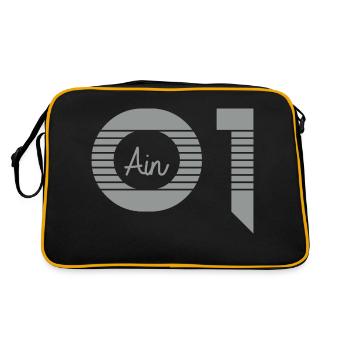 Rhône Alpes Ain 01 - Sac Retro - noir/or - Dos