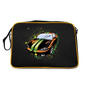 Sport car liner - Retro Bag - black/gold - Back