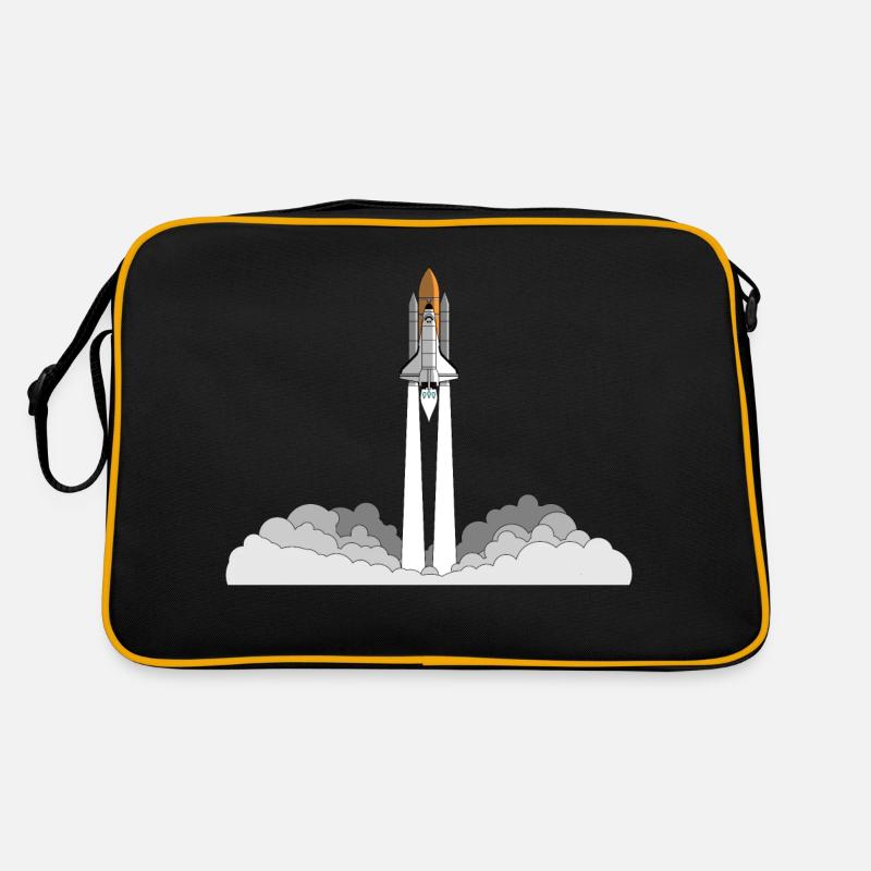 Space Shuttle Launch Retro Tasche