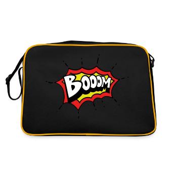 essor conception comique - Sac Retro - noir/or - Dos