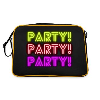 LE PARTI - Sac Retro - noir/or - Dos