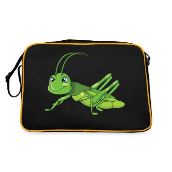 Sauterelle - Sac Retro - noir/or - Dos