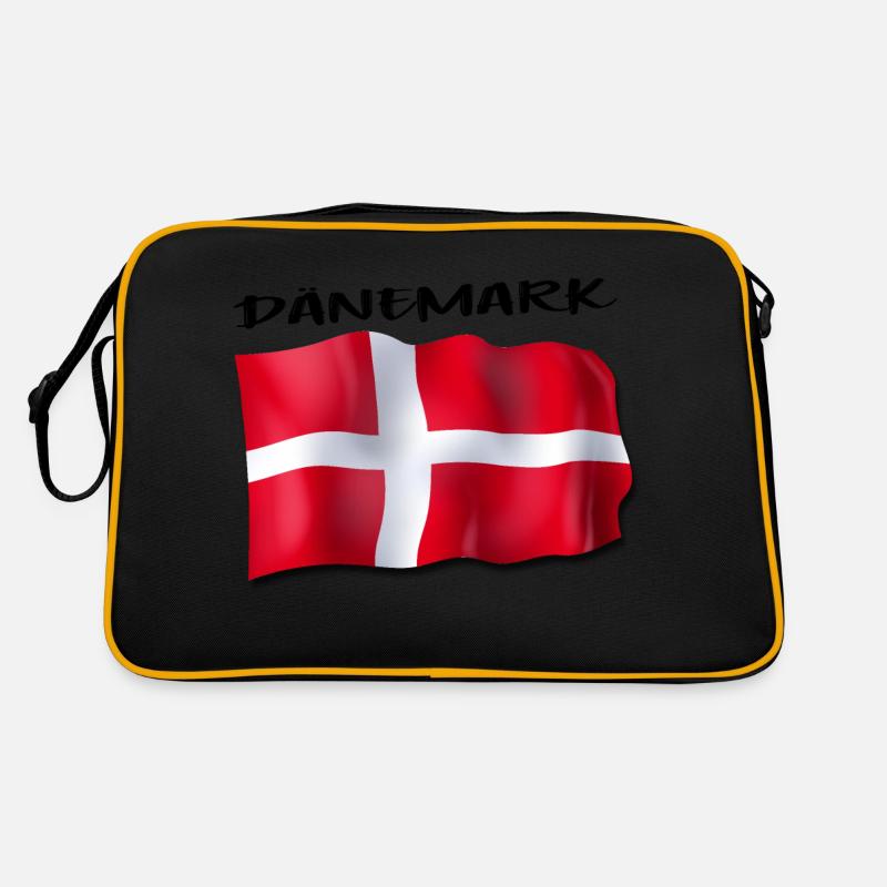 Dänemark Flage 2 Retro Tasche
