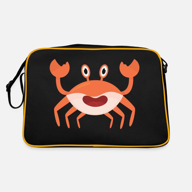 crab - Retro Bag - black/gold
