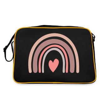 Rainbow - Retro Bag - black/gold - Back