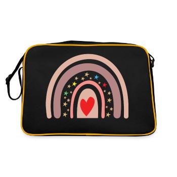 Rainbow - Retro Bag - black/gold - Back
