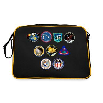 Mission spatiale - Mission Apollo - Sac Retro - noir/or - Dos