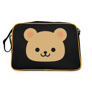 Bär Bear - Retro Bag - black/gold - Back