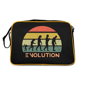 Retro Golf Evolution - Retro Bag - black/gold - Back
