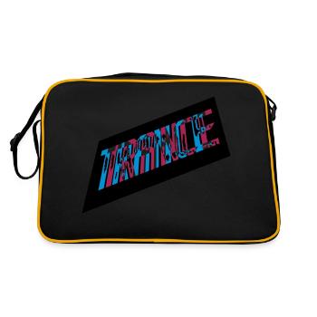 Conception de transe d’effets 3D - Sac Retro - noir/or - Dos