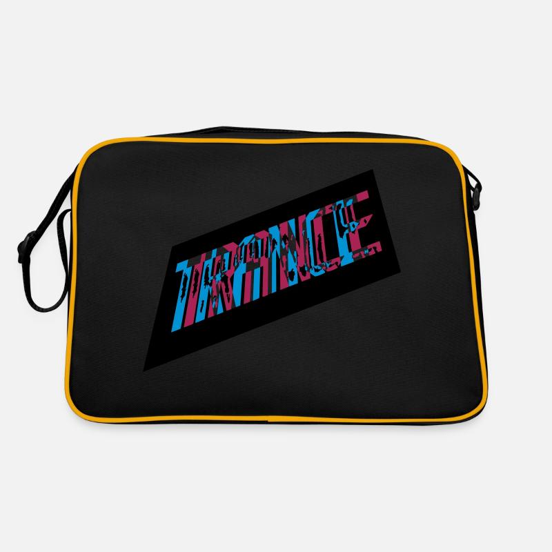 3D Effekt Trance Design Retro Tasche