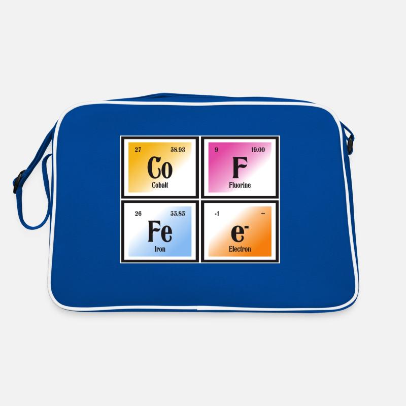 Kaffee | Periodensystem der Elemente Retro Tasche