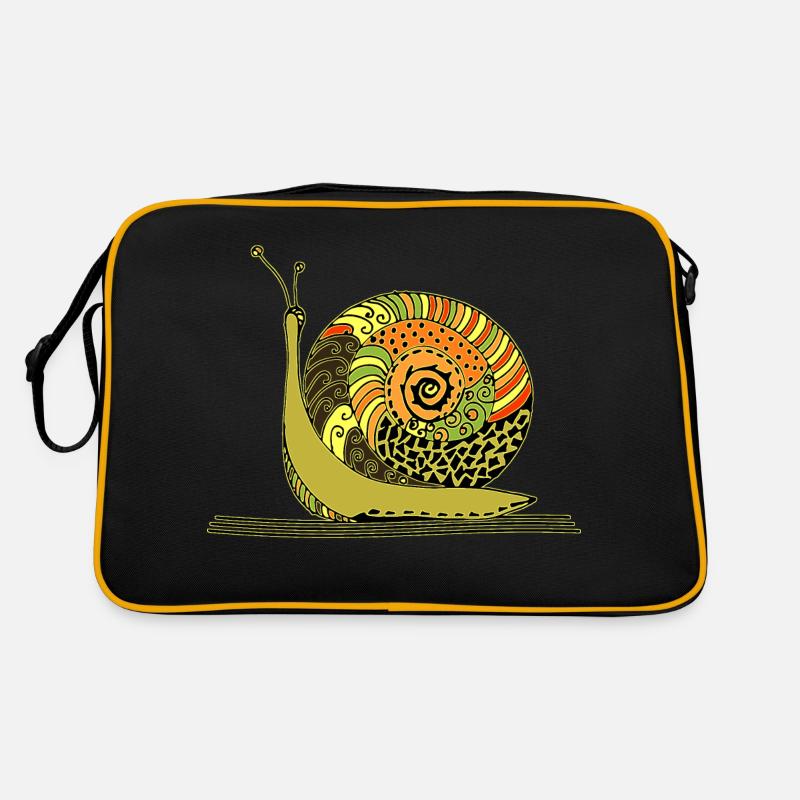Schnecke Retro Tasche