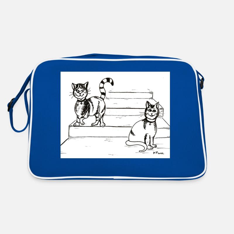 Katzenfreunde Retro Tasche