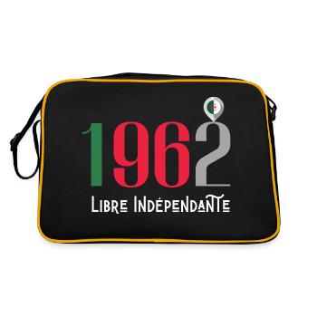 1962 une Algérie libre indépendante - Sac Retro - noir/or - Dos