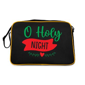Holly night - fête de noël - Sac Retro - noir/or - Dos