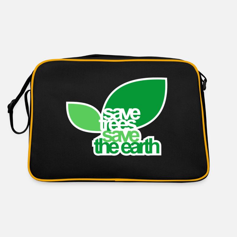 SAVE TREES Retro Bag