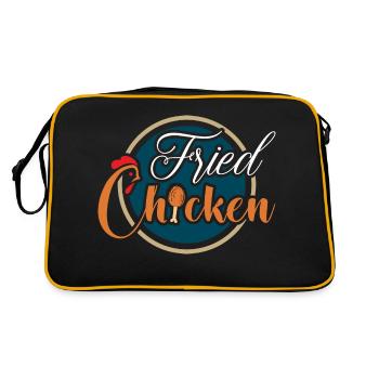 Fried Chicken Fried Fat Chicken - Retro Bag - black/gold - Back