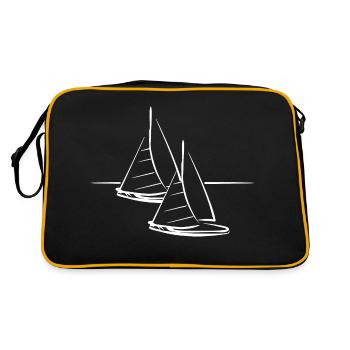 Voile Sports nautiques - Sac Retro - noir/or - Dos