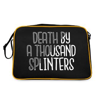 john carpenter tshirts woodcutter - Retro Bag - black/gold - Back